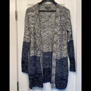 Mia & Tess ombré knit duster Size M EUC
